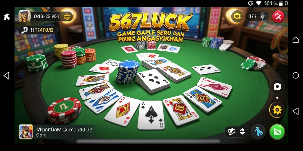 Tampilan gameplay menarik dari 567LUCK yang menggugah semangat bermain.