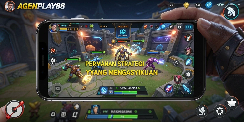 Tampilan gameplay menegangkan dan grafis yang menawan di AGENPLAY88.