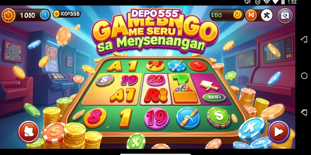 Tampilan utama gameplay Bingo DEPO555 yang seru dan menantang.