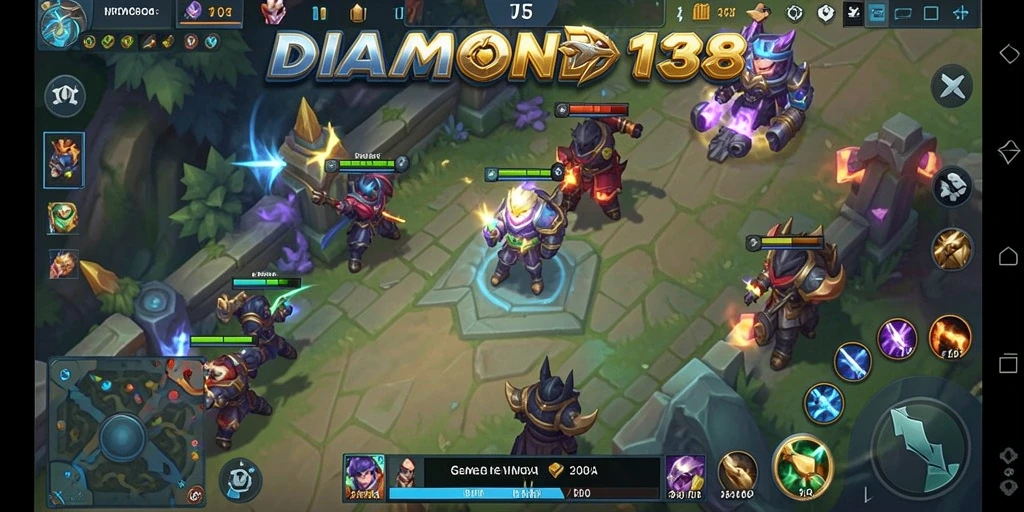 Gameplay intens dan seru dalam MOBA DIAMOND138.