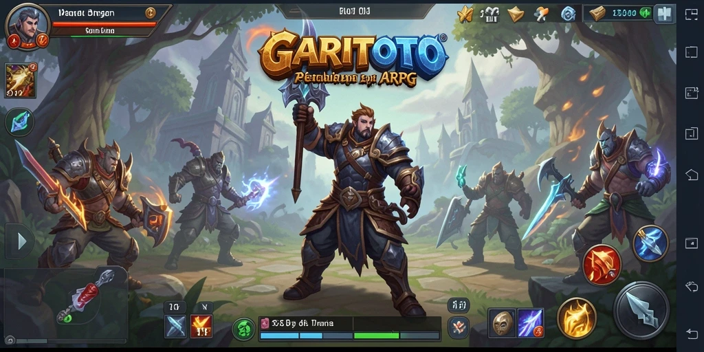 Tampilan gameplay GARITOTO yang seru dan mendebarkan dalam dunia ARPG.