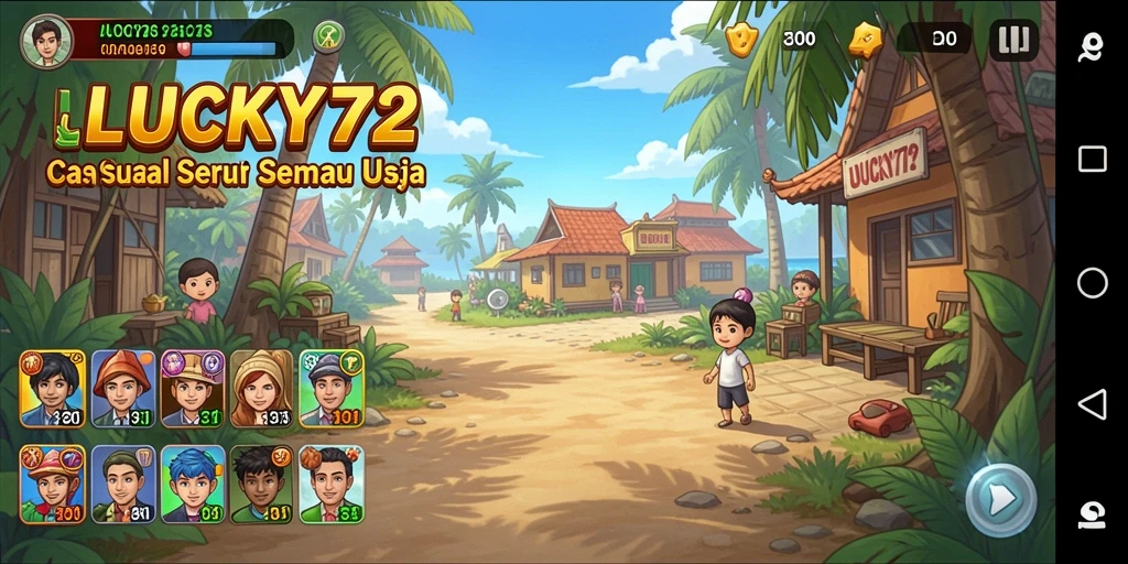 Tampilan gameplay LUCKY72 yang seru dan mengasyikkan.