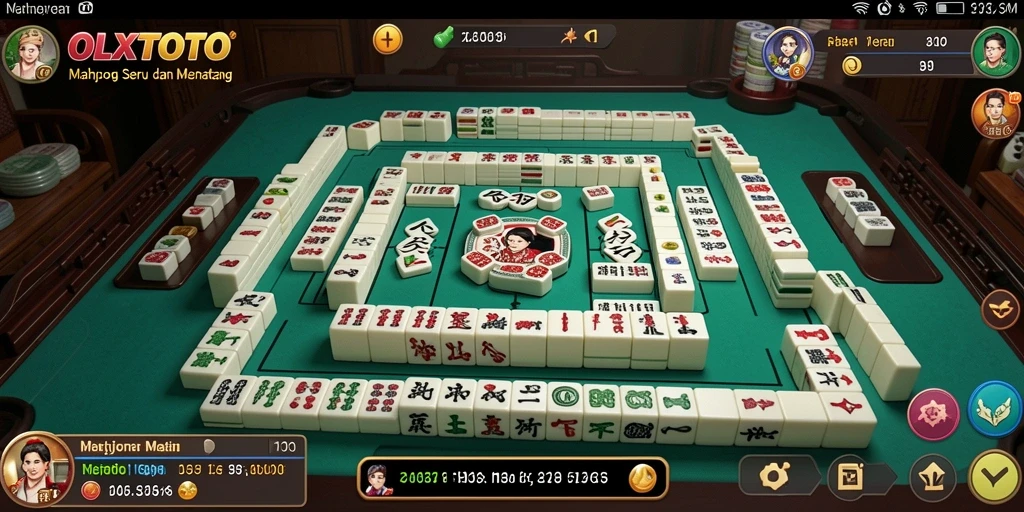 Gameplay seru OLXTOTO dengan grafis Mahjong yang menarik.