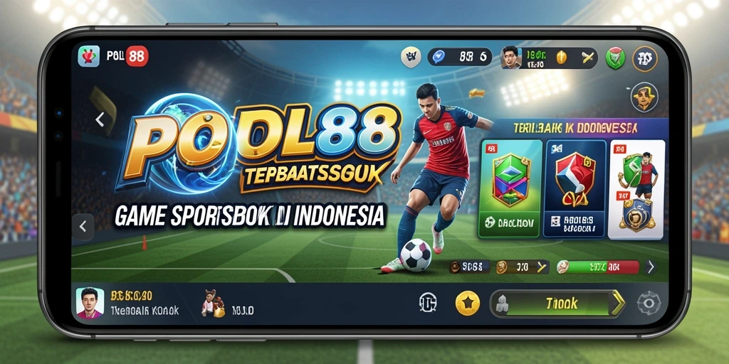 Tampilan utama POL88 menunjukkan gameplay taruhan olahraga yang dinamis.